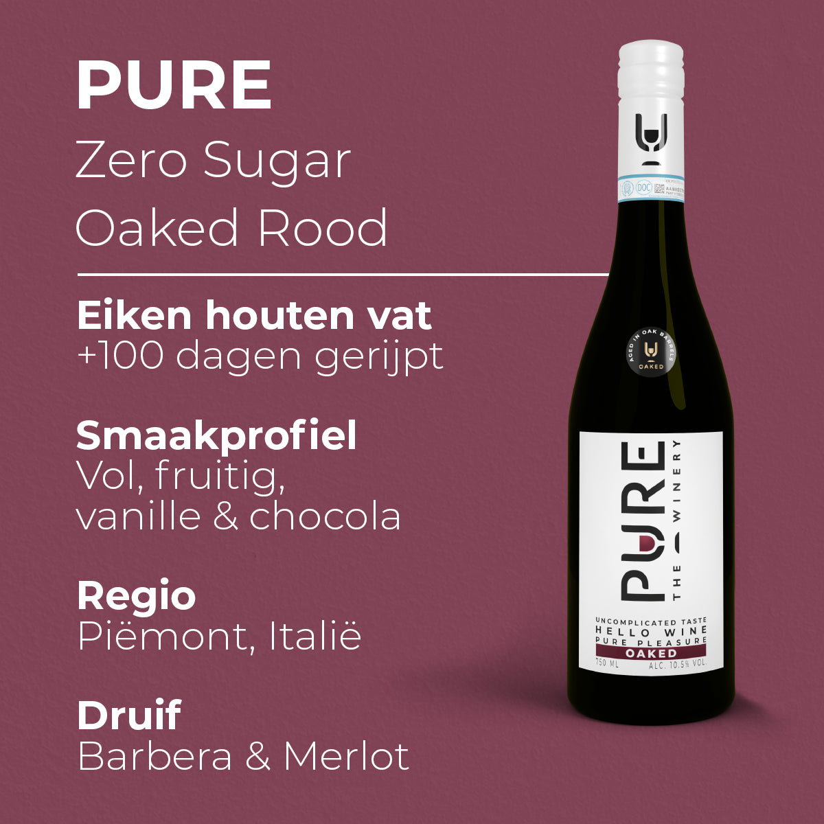 Zero Sugar Oaked Red